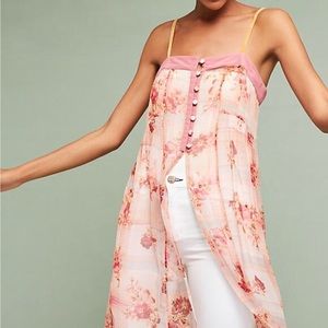 Anthropologie Feather and Bone Everly long tank